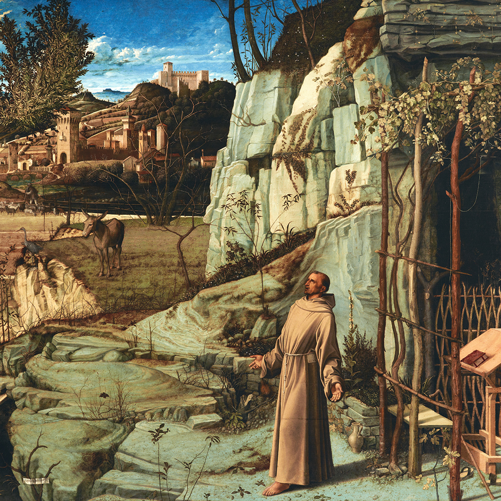 Giovanni Bellini, St. Francis in the Desert, ca. 1476-78